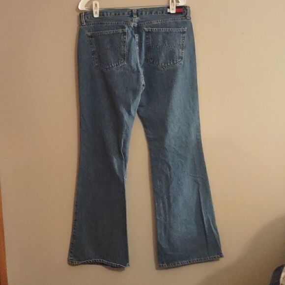 Tommy‎ Hilfiger Juniors size 13 flare medium wash jeans excellent condition - Picture 3 of 5